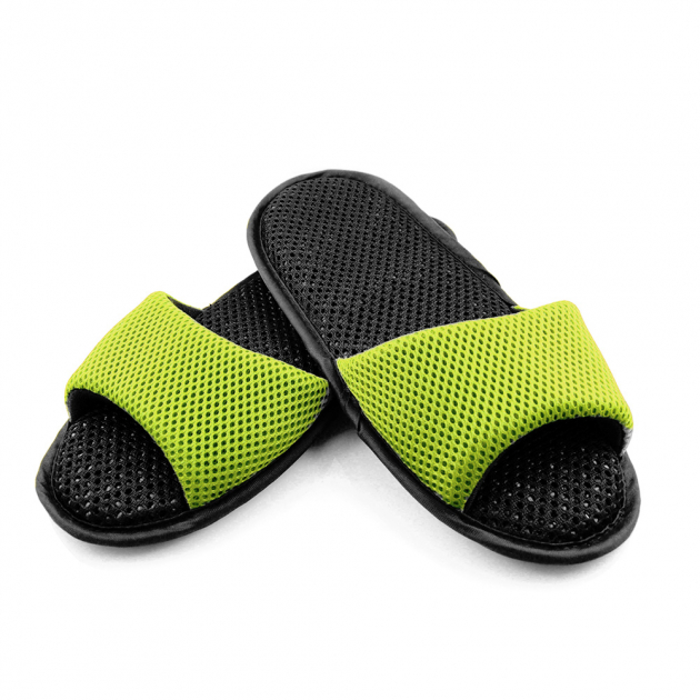 【Softwalk】特級氣墊舒壓無聲室內拖鞋/青蘋果綠/SP-1207T