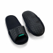 【Softwalk】頂級氣墊舒壓無聲室內拖鞋/防水編織皮面/湖水綠/SP-1207D