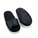 【Softwalk】頂級氣墊舒壓無聲室內拖鞋/防水編織皮面/海軍藍/SP-1207D