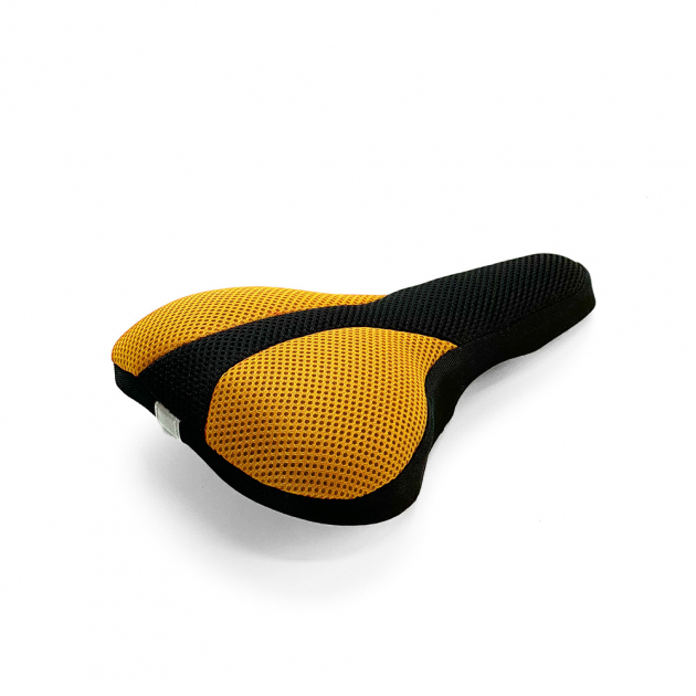 N-Cycle 新型態輕量機能座墊/登山車/香檳黃/半片式氣墊