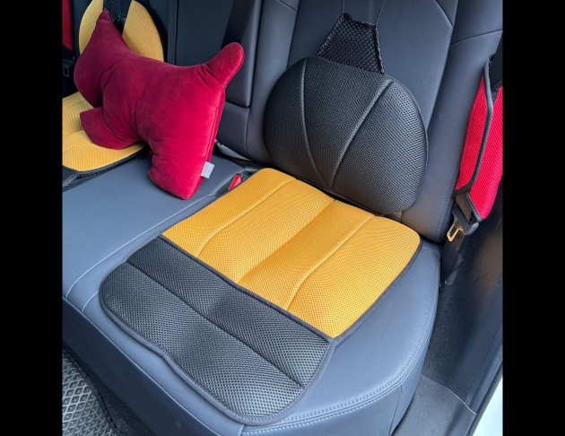 汽車前後座共用 透氣可調式氣墊腰靠座墊組 / APC-2509DV, APC-2509DVE