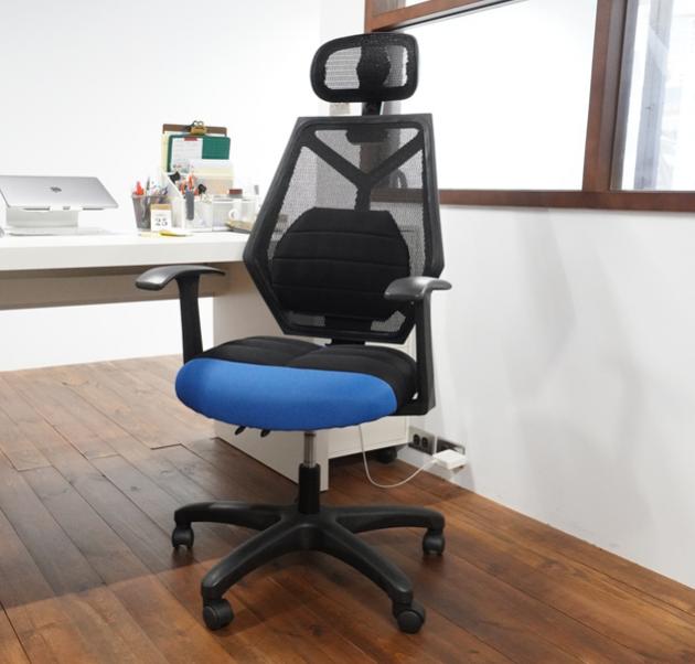 多功能全氣墊頭靠電腦椅/OC-2112LPH