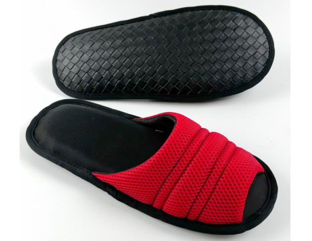【Softwalk】室內低均壓全片式動能氣墊鞋/三明治網布包覆款/紅色/SP-2401S22EC-M  - 複製 - 複製