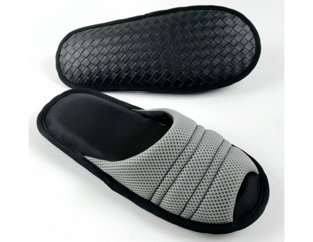【Softwalk】室內低均壓全片式動能氣墊鞋/三明治網布包覆款/灰色/SP-2401S22EC-M